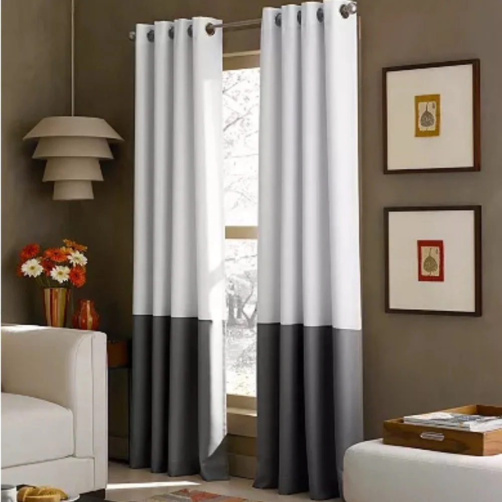 SINGLE curtainworks kendall blockout lined grommet panel 50